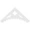 Ekena Millwork Pitch Wellington Architectural Grade PVC Gable Pediment, 36"W x 16 1/2"H x 1"P (11/12) GPP036X017X100WEL - alternate 3